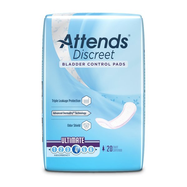 Attends Discreet Women's Ultimate Bladder Control Pad - 1039115_BG - 2 Attends Discreet Women's Ultimate Bladder Control Pad - 1039115_BG - 2