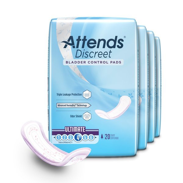 Attends Discreet Women's Ultimate Bladder Control Pad - 1039115_BG - 3 Attends Discreet Women's Ultimate Bladder Control Pad - 1039115_BG - 3