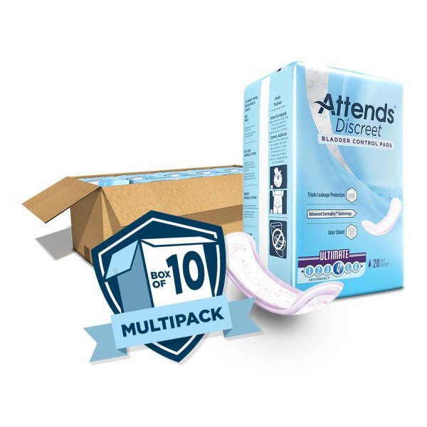 Attends Discreet Women's Ultimate Bladder Control Pad - 1039115_BG - 4 Attends Discreet Women's Ultimate Bladder Control Pad - 1039115_BG - 4
