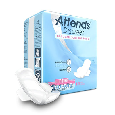Attends Discreet Women's Ultra Thin Bladder Control Pad - 1039119_BG - 1 Attends Discreet Women's Ultra Thin Bladder Control Pad - 1039119_BG - 1
