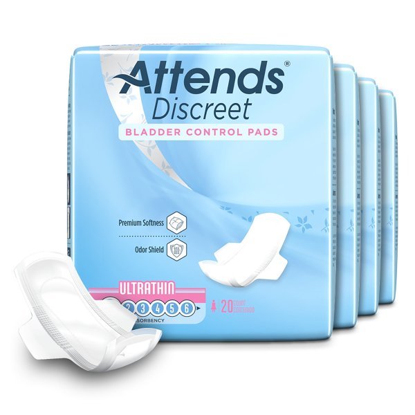 Attends Discreet Women's Ultra Thin Bladder Control Pad - 1039119_BG - 5 Attends Discreet Women's Ultra Thin Bladder Control Pad - 1039119_BG - 5