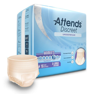 Attends Discreet Women's Underwear, Level 5 -Female - 1039112_BG - 3 Attends Discreet Women's Underwear, Level 5 -Female - 1039112_BG - 3