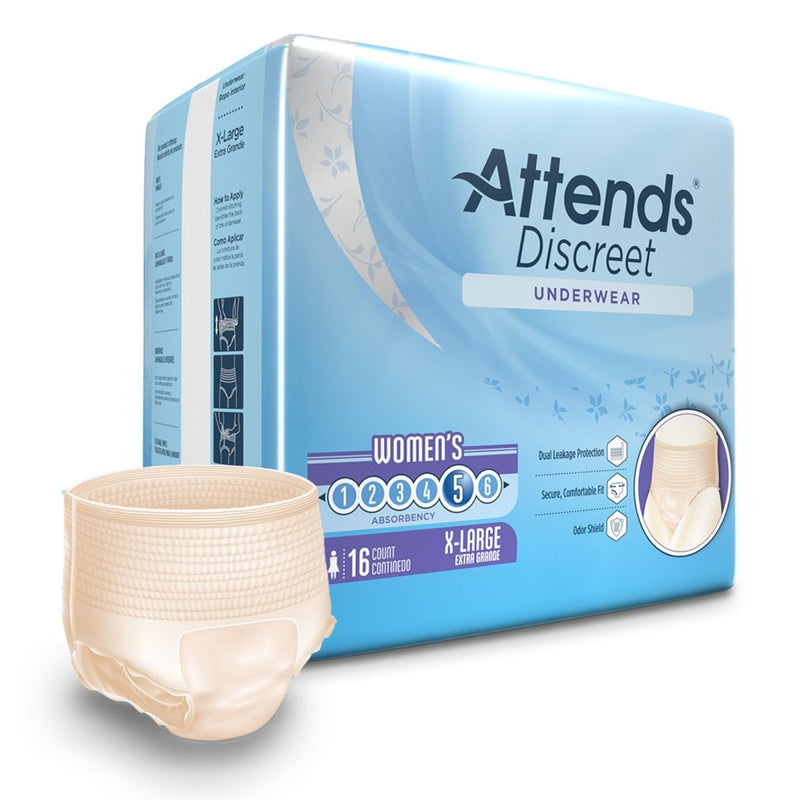 Attends Discreet Women's Underwear, Level 5 -Female - 1039112_BG - 3 Attends Discreet Women's Underwear, Level 5 -Female - 1039112_BG - 3