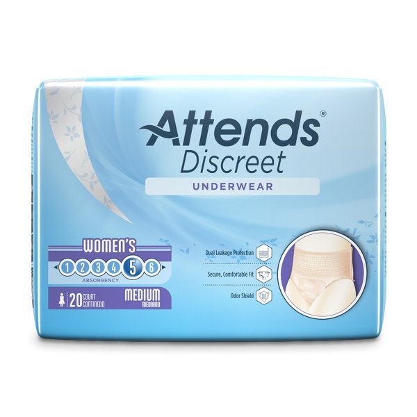 Attends Discreet Women's Underwear, Level 5 -Female - 1039112_BG - 4 Attends Discreet Women's Underwear, Level 5 -Female - 1039112_BG - 4