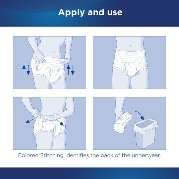 Attends Discreet Women's Underwear, Level 5 -Female - 1039112_BG - 8 Attends Discreet Women's Underwear, Level 5 -Female - 1039112_BG - 8