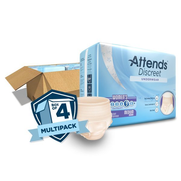 Attends Discreet Women's Underwear, Level 5 -Female - 1039112_BG - 5 Attends Discreet Women's Underwear, Level 5 -Female - 1039112_BG - 5