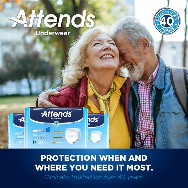 Attends Extra Absorbency Underwear -Unisex - 522095_BG - 7 Attends Extra Absorbency Underwear -Unisex - 522095_BG - 7