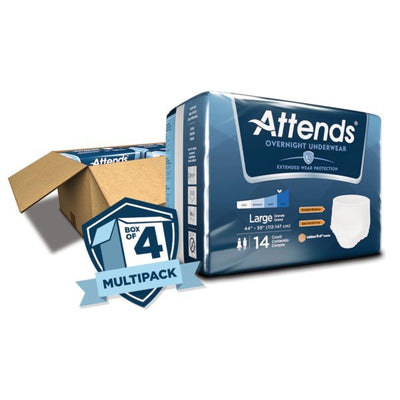 Attends Overnight Underwear with Extended Wear Protection -Unisex - 830767_BG - 6 Attends Overnight Underwear with Extended Wear Protection -Unisex - 830767_BG - 6