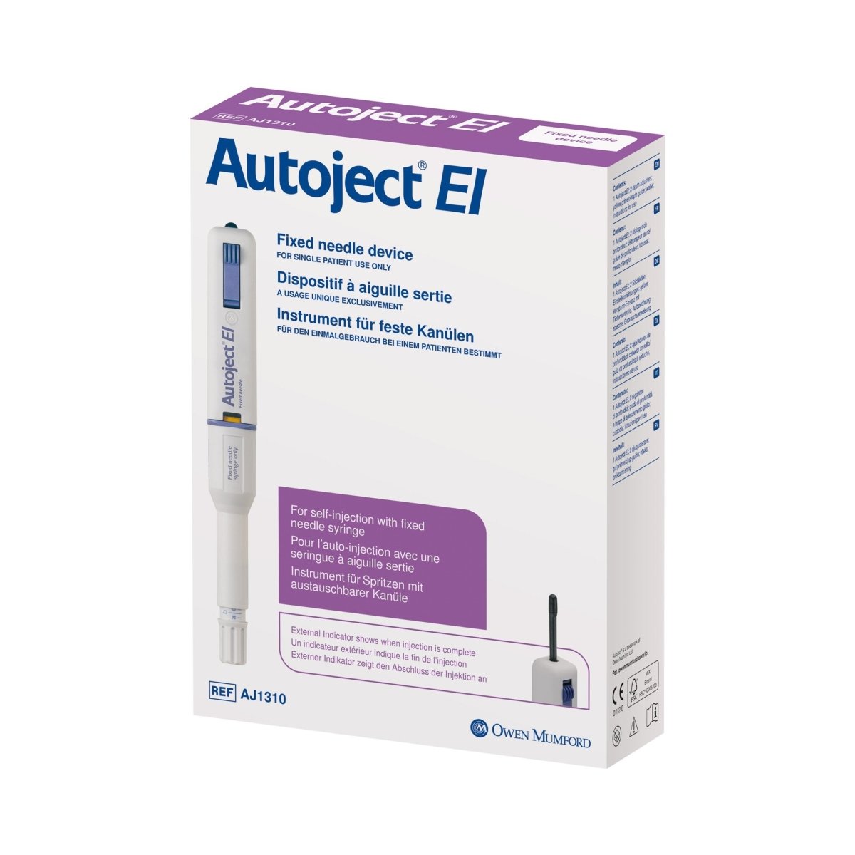 Autoject EI Reusable Automatic Self Injection Device - 1188747_BX - 1 Autoject EI Reusable Automatic Self Injection Device - 1188747_BX - 1