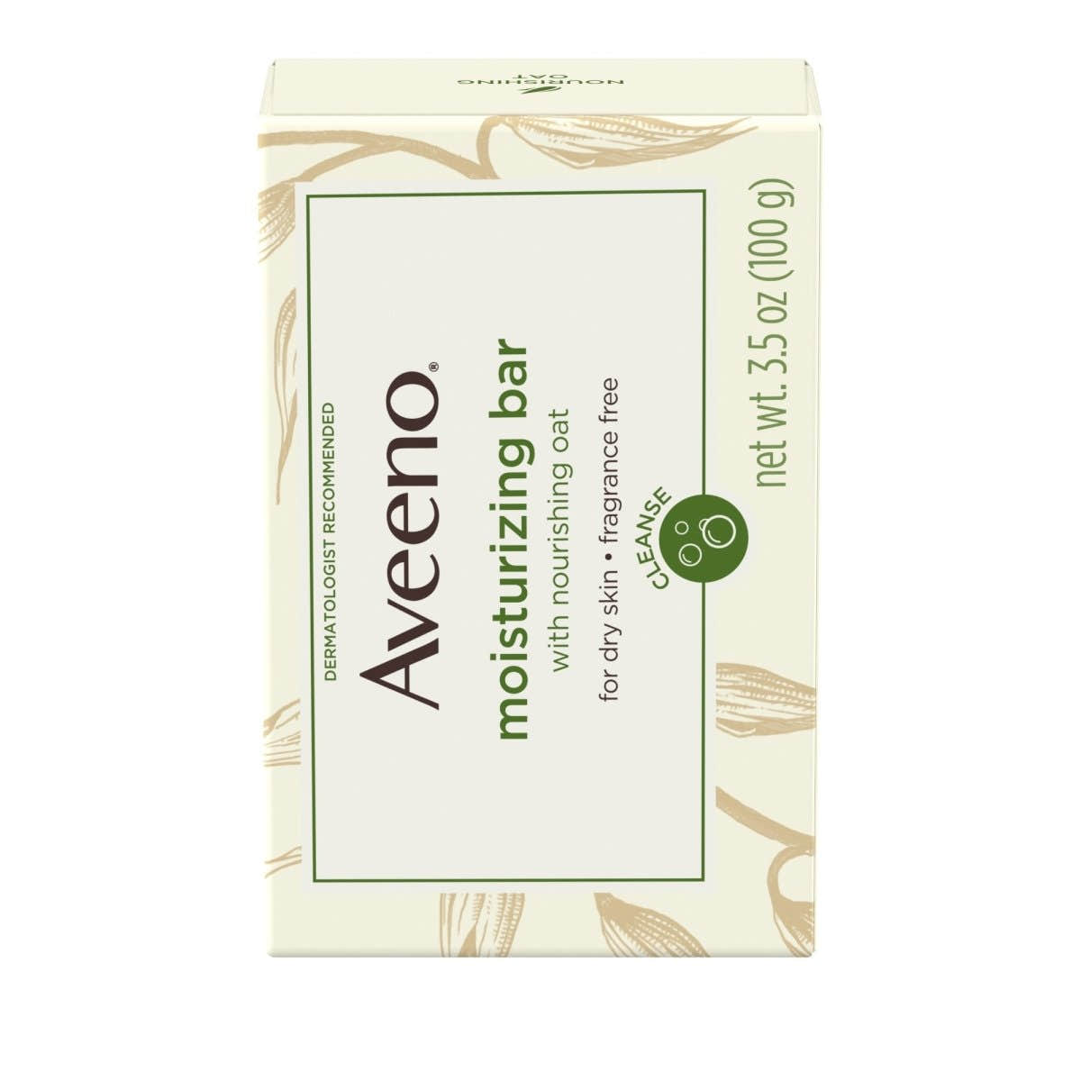 Aveeno Moisturizing Cleansing Bar, 3.5 oz. - 694996_EA - 1 Aveeno Moisturizing Cleansing Bar, 3.5 oz. - 694996_EA - 1