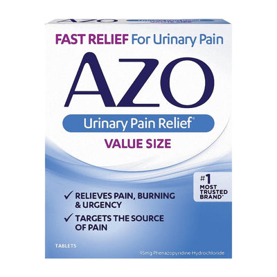 AZO Phenazopyridine Urinary Pain Relief - 725613_BX - 1 AZO Phenazopyridine Urinary Pain Relief - 725613_BX - 1