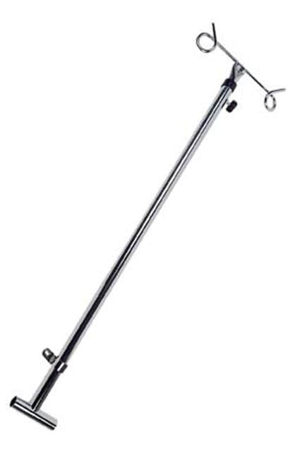 drive Telescoping IV Pole for Use With Wheelchair, 41.5 in. L x 3 in. W x 11 in. H, Steel - 624270_EA - 1 drive Telescoping IV Pole for Use With Wheelchair, 41.5 in. L x 3 in. W x 11 in. H, Steel -Each