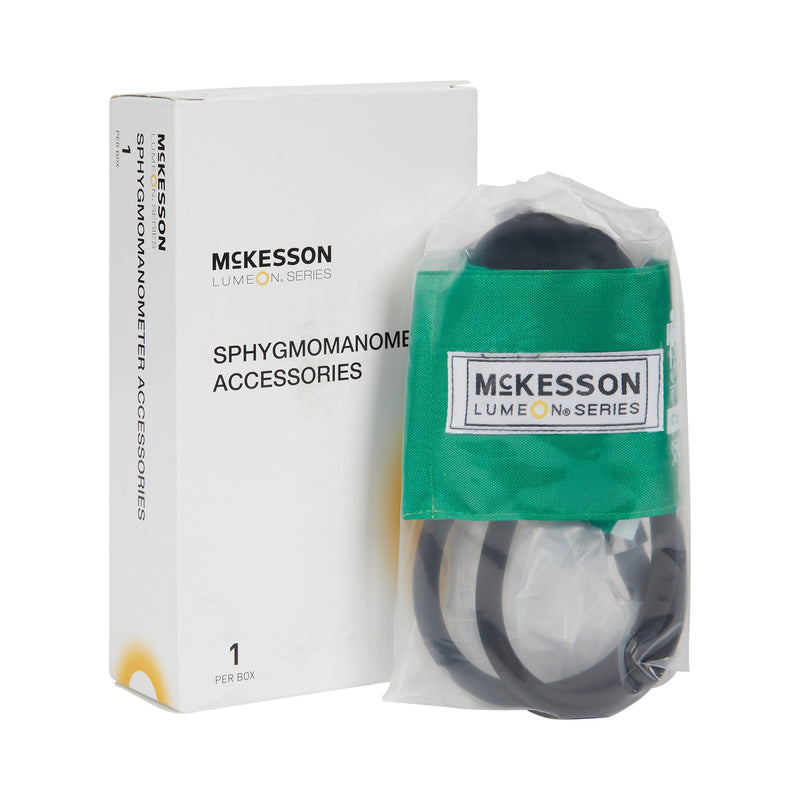 McKesson LUMEON Blood Pressure Bulb and Cuff, Child Small, Green, Arm -Box of 1 McKesson LUMEON Blood Pressure Bulb and Cuff, Child Small, Green, Arm -Box of 1