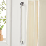 drive Knurled Steel Wall Grab Bar, Chrome, 24 Inch -Box of 3 drive Knurled Steel Wall Grab Bar, Chrome, 24 Inch -Box of 3