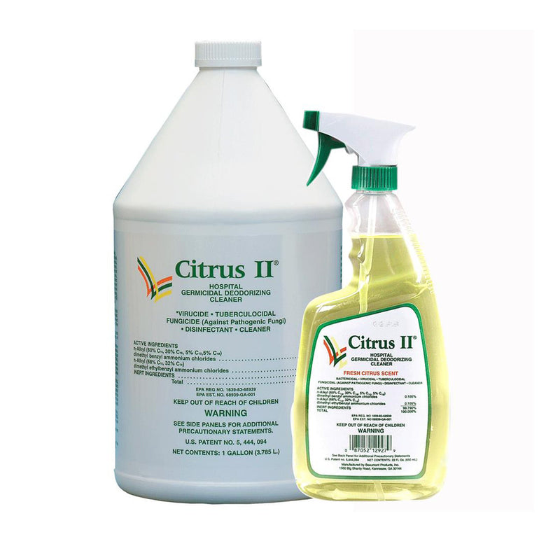 Citrus II Surface Disinfectant Cleaner, 22 oz Spray Bottle -Case of 12 Citrus II Surface Disinfectant Cleaner, 22 oz Spray Bottle -Case of 12