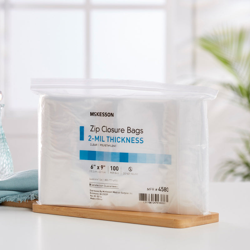 McKesson Zip Closure Bag, 6 X 9 Inches -Box of 10 McKesson Zip Closure Bag, 6 X 9 Inches -Box of 10