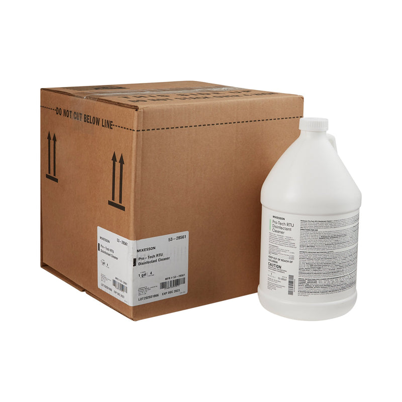 McKesson Pro-Tech Surface Disinfectant Cleaner Alcohol-Based Liquid, Non-Sterile, Floral Scent, 1 gal. Jug -Case of 4 McKesson Pro-Tech Surface Disinfectant Cleaner Alcohol-Based Liquid, Non-Sterile, Floral Scent, 1 gal. Jug -Case of 4