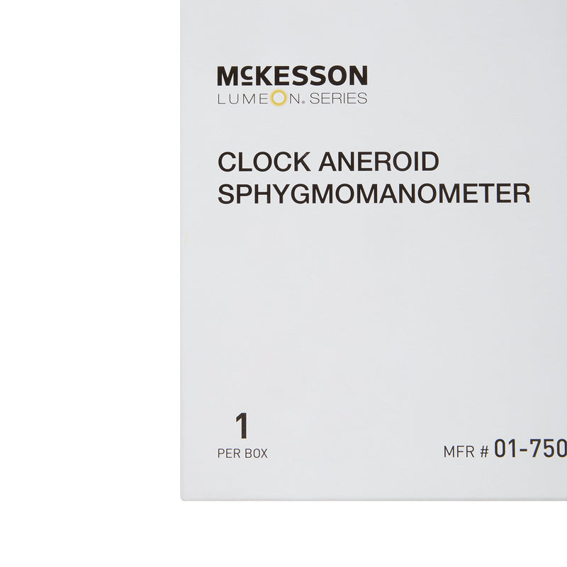 McKesson LUMEON Wall Mount Aneroid Sphygmomanometer, Black, Adult, Arm -Case of 12 McKesson LUMEON Wall Mount Aneroid Sphygmomanometer, Black, Adult, Arm -Case of 12