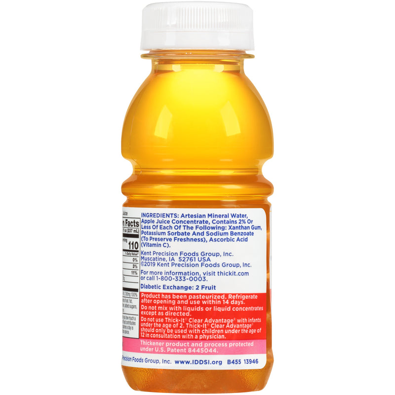 Thick-It Clear Advantage Nectar Consistency Thickened Beverage, Apple, 8 oz. Bottle -Case of 24 Thick-It Clear Advantage Nectar Consistency Thickened Beverage, Apple, 8 oz. Bottle -Case of 24
