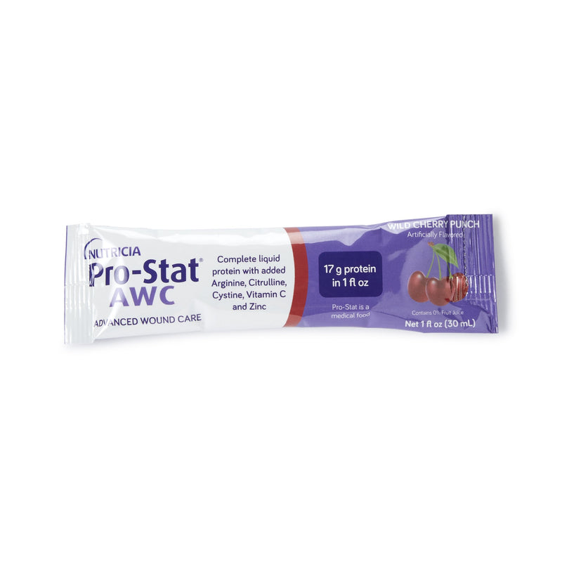 Pro-Stat Sugar-Free AWC Protein Supplement, Wild Cherry Punch, 1 oz. Packet -Case of 96 Pro-Stat Sugar-Free AWC Protein Supplement, Wild Cherry Punch, 1 oz. Packet -Case of 96