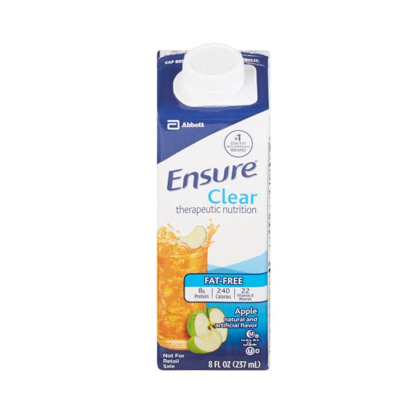 Ensure Clear Therapeutic Nutrition Drink, 8 oz. Carton Ensure Clear Therapeutic Nutrition Drink, 8 oz. Carton