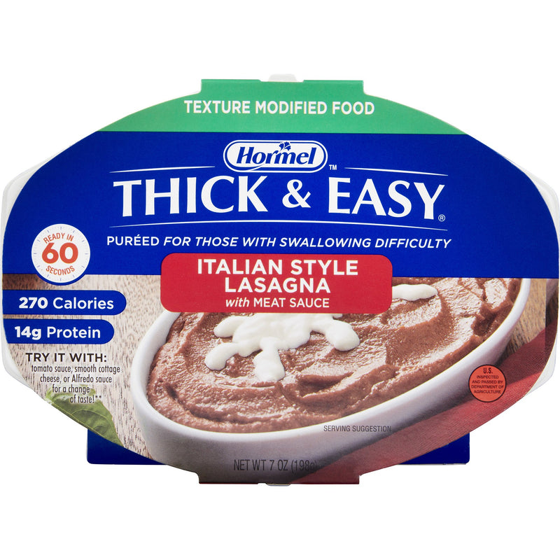 Thick & Easy Purées, Italian Style Beef Lasagna Purée, 7 oz. Tray -Case of 7 Thick & Easy Purées, Italian Style Beef Lasagna Purée, 7 oz. Tray -Case of 7