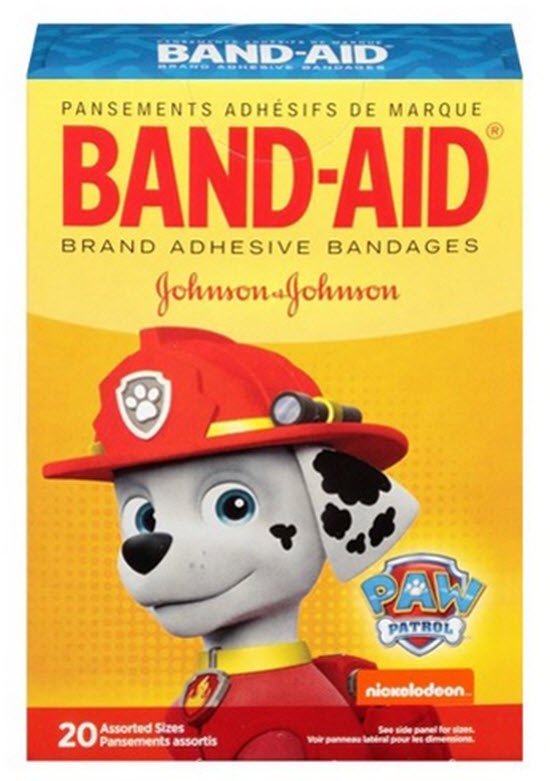 Band Aid Kid Design (Paw Patrol) Adhesive Strips - 995077_BX - 1 Band Aid Kid Design (Paw Patrol) Adhesive Strips - 995077_BX - 1