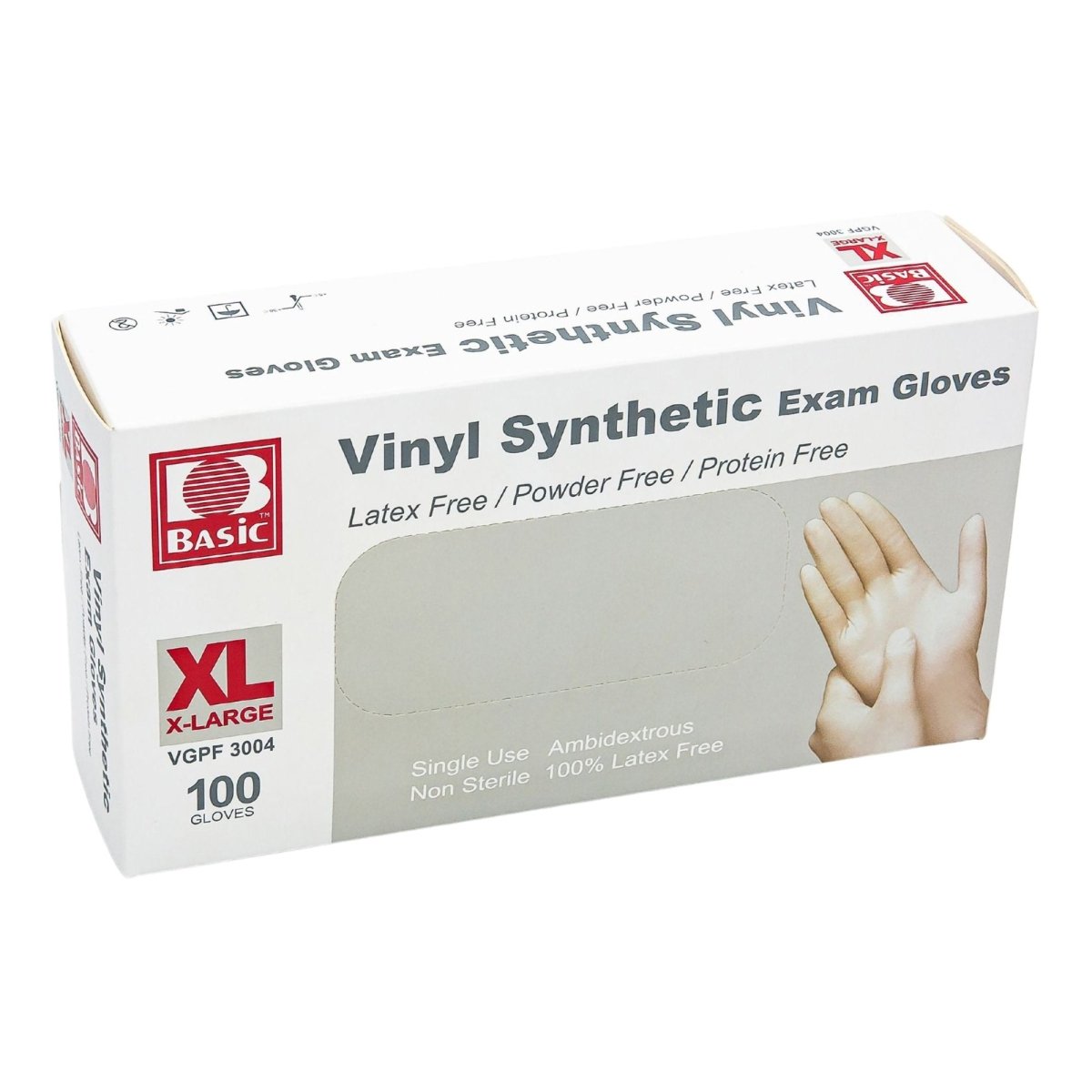 Basic Vinyl Exam Gloves - 1221123_BX - 1 Basic Vinyl Exam Gloves - 1221123_BX - 1