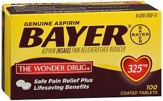 Bayer Aspirin Pain Relief - 1050109_BX - 1 Bayer Aspirin Pain Relief - 1050109_BX - 1