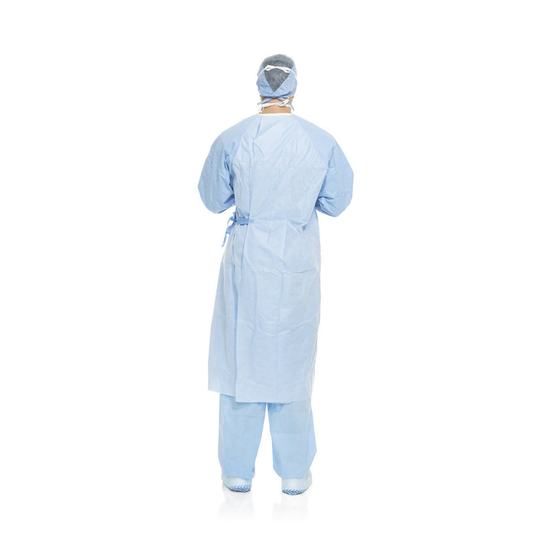 AERO BLUE Surgical Gown with Towel, Small/ Medium, Blue -Case of 34 AERO BLUE Surgical Gown with Towel, Small/ Medium, Blue -Case of 34