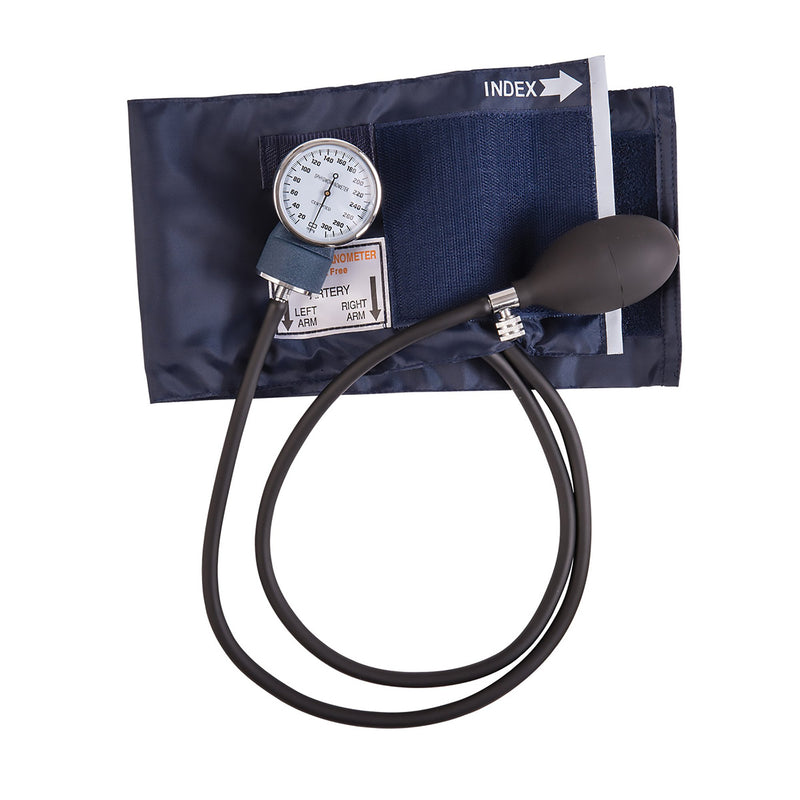 Mabis Aneroid Sphygmomanometer, Blue -Each Mabis Aneroid Sphygmomanometer, Blue -Each