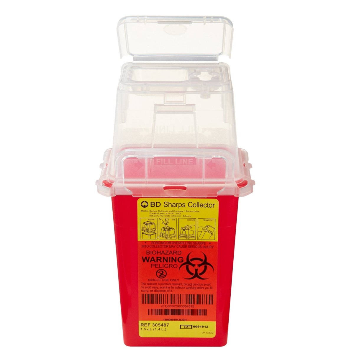 Bd Phlebotomy Sharps Container - 140597_CS - 1 Bd Phlebotomy Sharps Container - 140597_CS - 1