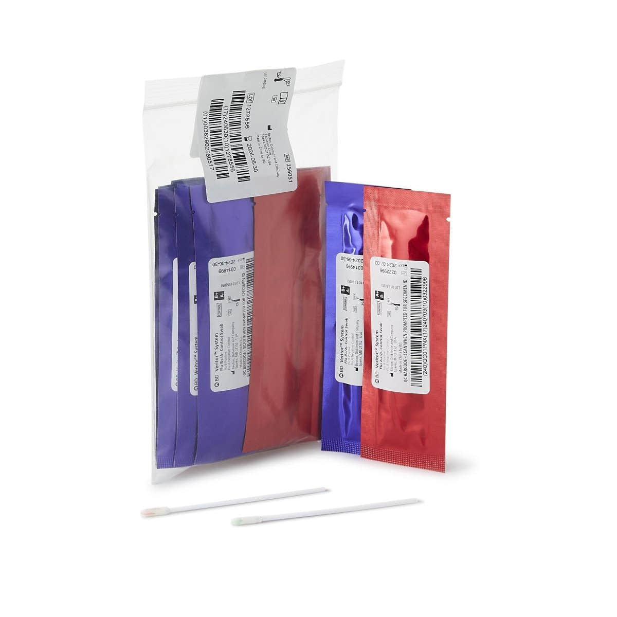 Bd Veritor System Control Swab Set For Bd Veritor System Reader And Flu A+B Test - 826790_EA - 1 Bd Veritor System Control Swab Set For Bd Veritor System Reader And Flu A+B Test - 826790_EA - 1