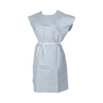 Tidi Patient Ultimate Exam Gown, 40 x 40 in., Blue -Case of 25 Tidi Patient Ultimate Exam Gown, 40 x 40 in., Blue -Case of 25