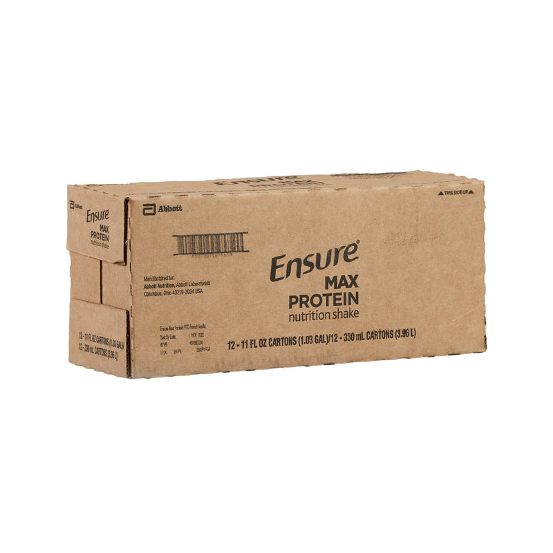 Ensure Max Protein Nutrition Shake, Vanilla, 11 oz. Carton -Case of 12 Ensure Max Protein Nutrition Shake, Vanilla, 11 oz. Carton -Case of 12