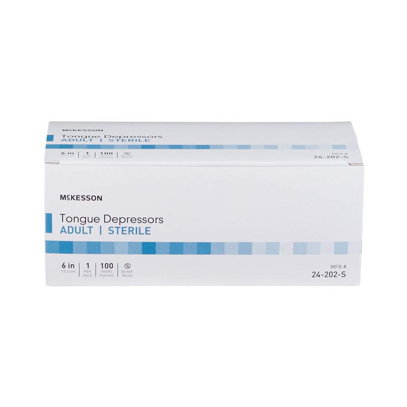McKesson Tongue Depressors Senior Wide Blade -Box of 1 McKesson Tongue Depressors Senior Wide Blade -Box of 1