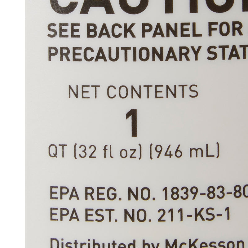 McKesson Pro-Tech Surface Disinfectant Cleaner Alcohol-Based Liquid, Non-Sterile, Floral Scent, 32 oz Bottle -Case of 12 McKesson Pro-Tech Surface Disinfectant Cleaner Alcohol-Based Liquid, Non-Sterile, Floral Scent, 32 oz Bottle -Case of 12