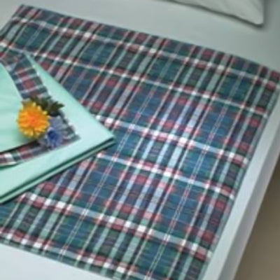 Beck's Classic Highland Blue Plaid Underpad, 30 x 36 Inch - 747329_EA - 3 Beck's Classic Highland Blue Plaid Underpad, 30 x 36 Inch - 747329_EA - 3