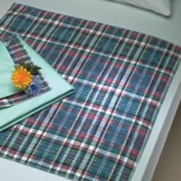 Beck's Classic Highland Blue Plaid Underpad, 30 x 36 Inch - 747329_EA - 3 Beck's Classic Highland Blue Plaid Underpad, 30 x 36 Inch - 747329_EA - 3