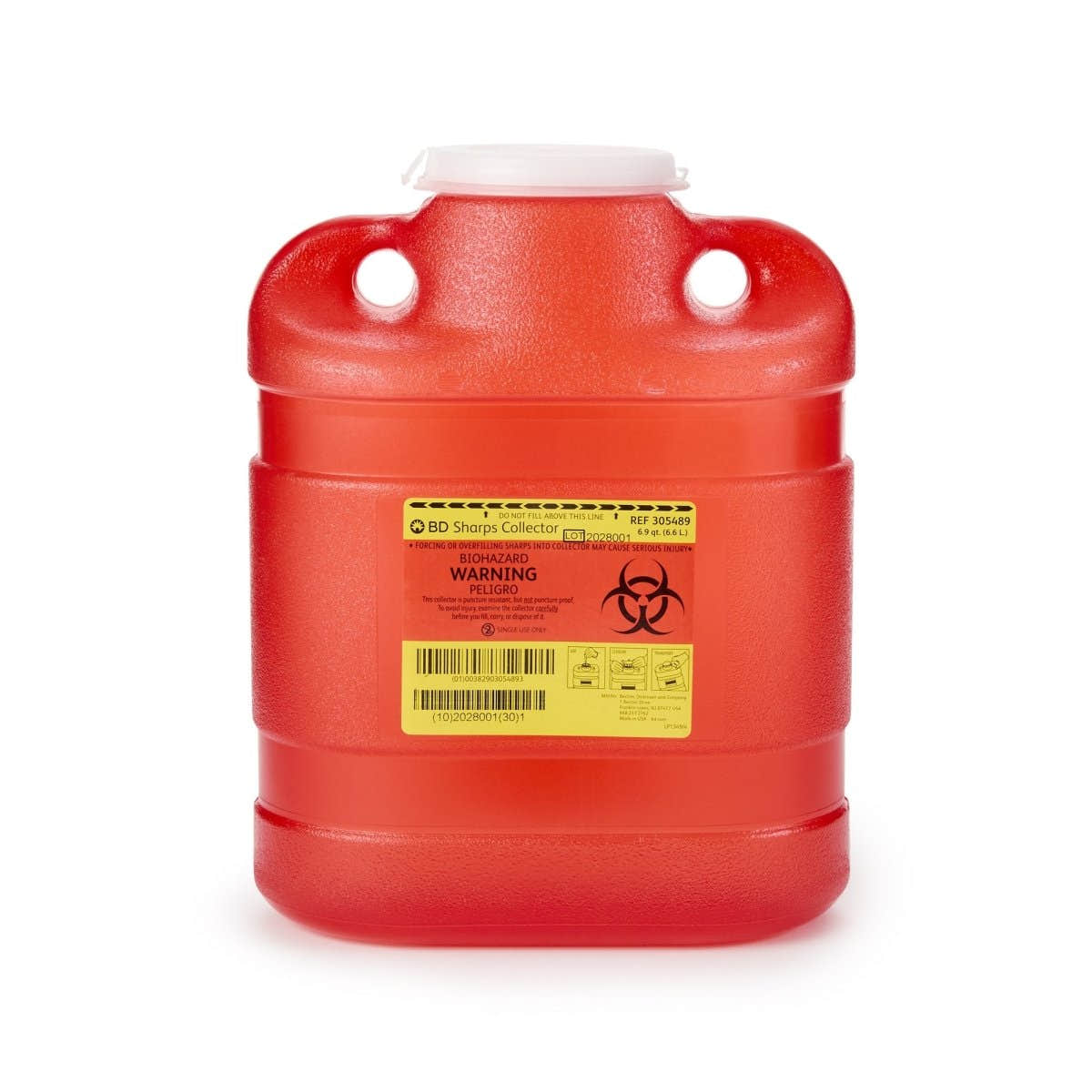 Becton Dickinson Red Sharps Container - 140598_CS - 1 Becton Dickinson Red Sharps Container - 140599_CS - 2