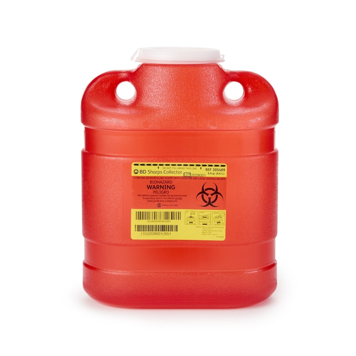 Becton Dickinson Red Sharps Container - 140598_CS - 1 Becton Dickinson Red Sharps Container - 140599_CS - 2