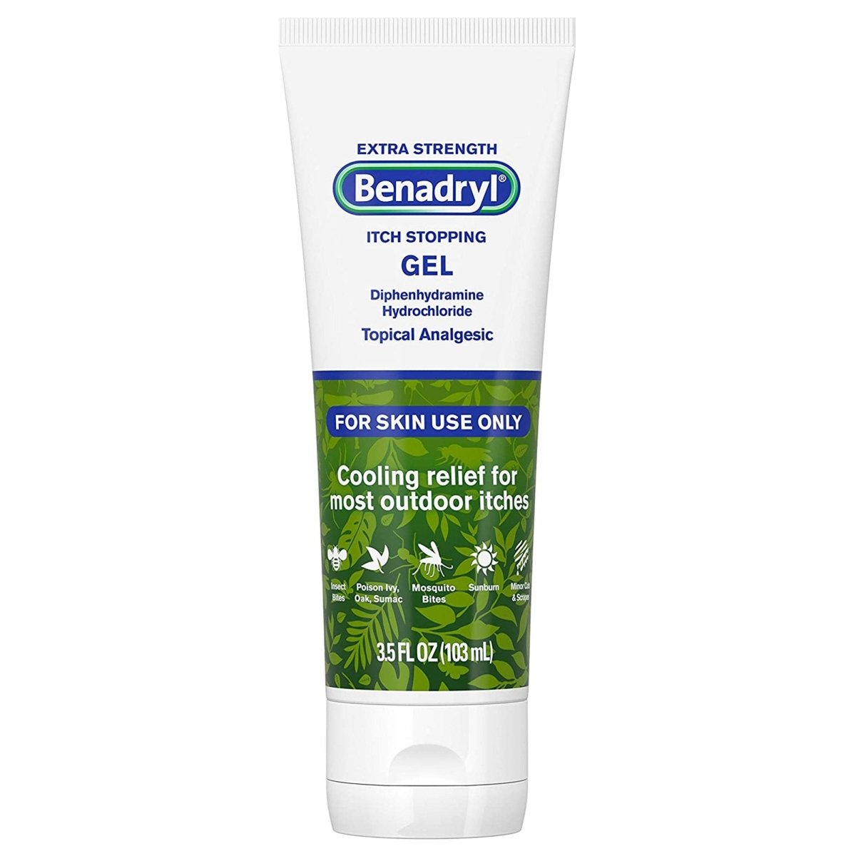 Benadryl Diphenhydramine Itch Relief Topical Gel - 874402_EA - 1 Benadryl Diphenhydramine Itch Relief Topical Gel - 874402_EA - 1