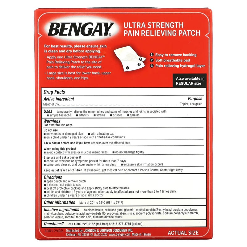 Bengay Ultra Strength Menthol Topical Pain Relief - 701520_BX - 3 Bengay Ultra Strength Menthol Topical Pain Relief - 701520_BX - 3