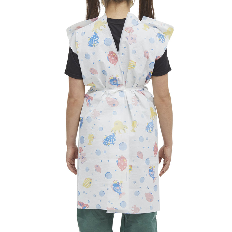 McKesson Pediatric Exam Gown, Under the Sea -Case of 50 McKesson Pediatric Exam Gown, Under the Sea -Case of 50