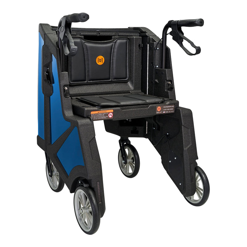Tour Adjustable Height Folding 4 Wheel Rollator, Midnight Blue -Each Tour Adjustable Height Folding 4 Wheel Rollator, Midnight Blue -Each