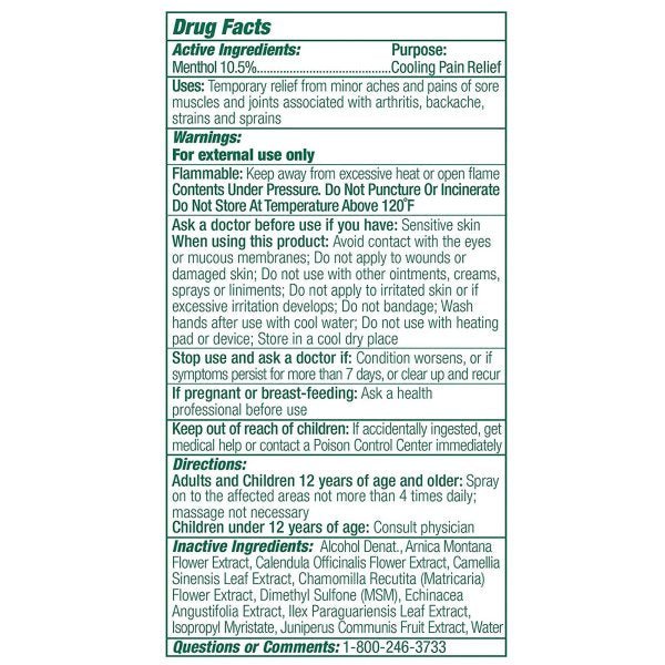 Biofreeze Professional 360 Pain Relief Spray - 1027521_BX - 5 Biofreeze Professional 360 Pain Relief Spray - 1027521_BX - 5
