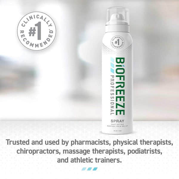 Biofreeze Professional 360 Pain Relief Spray - 1027521_BX - 1 Biofreeze Professional 360 Pain Relief Spray - 1027521_BX - 2
