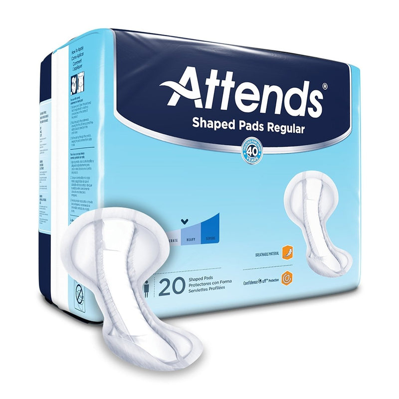 Bladder Control Pad Attends Shaped Pads Regular - 1186541_CS - 1 Bladder Control Pad Attends Shaped Pads Regular - 1186541_CS - 1