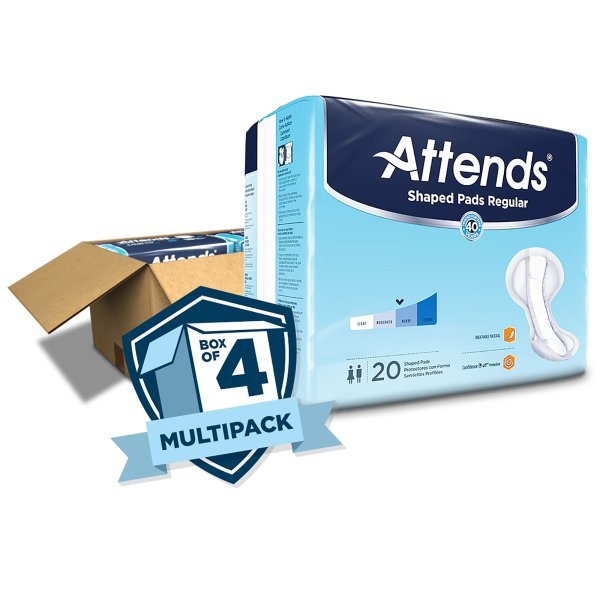 Bladder Control Pad Attends Shaped Pads Regular - 1186541_CS - 3 Bladder Control Pad Attends Shaped Pads Regular - 1186541_CS - 3