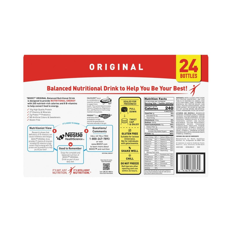 Boost Original Nutritional Drink - 1134426_PK - 29 Boost Original Nutritional Drink - 1134426_PK - 29